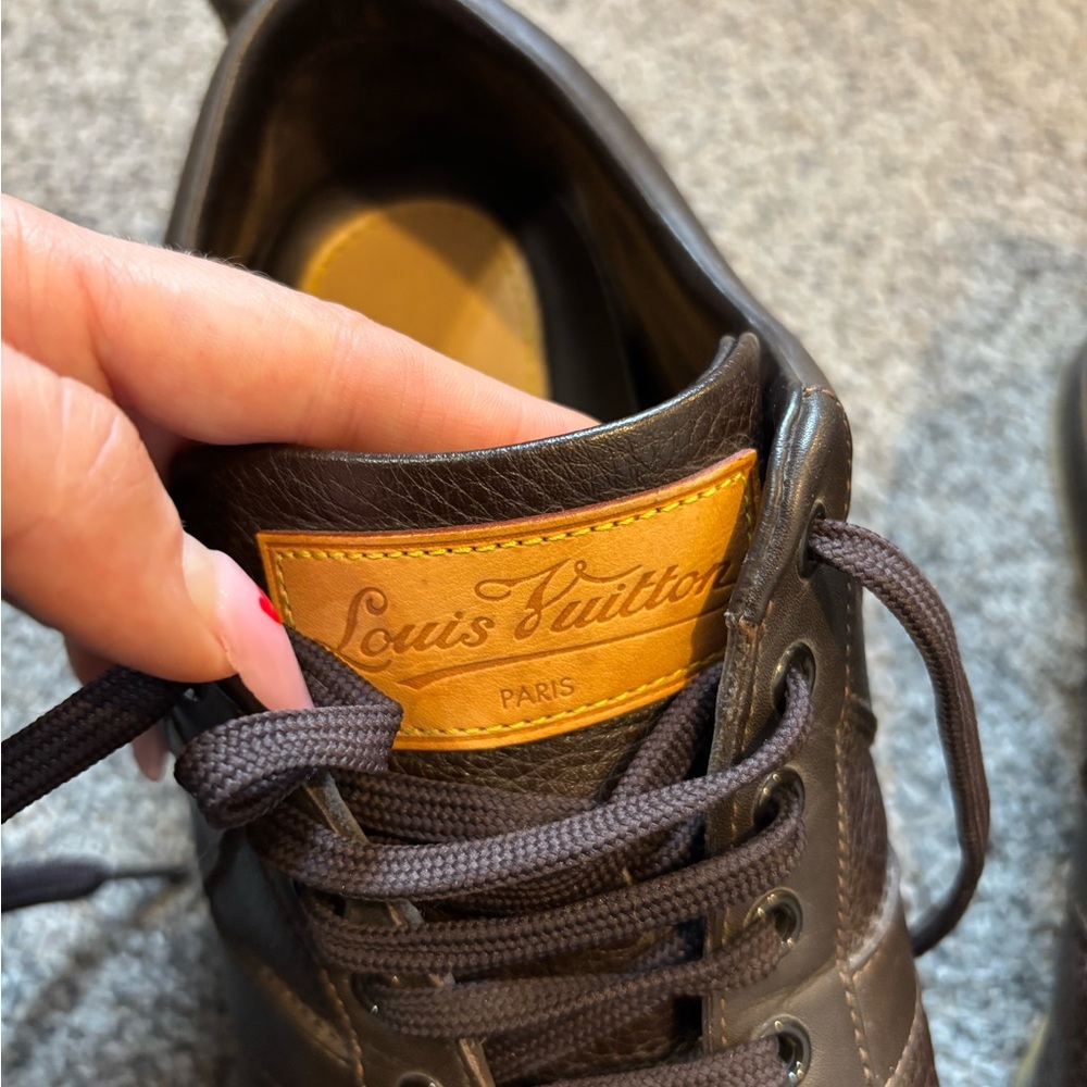 Louis Vuitton Leather Sneakers - Picture 4 of 10